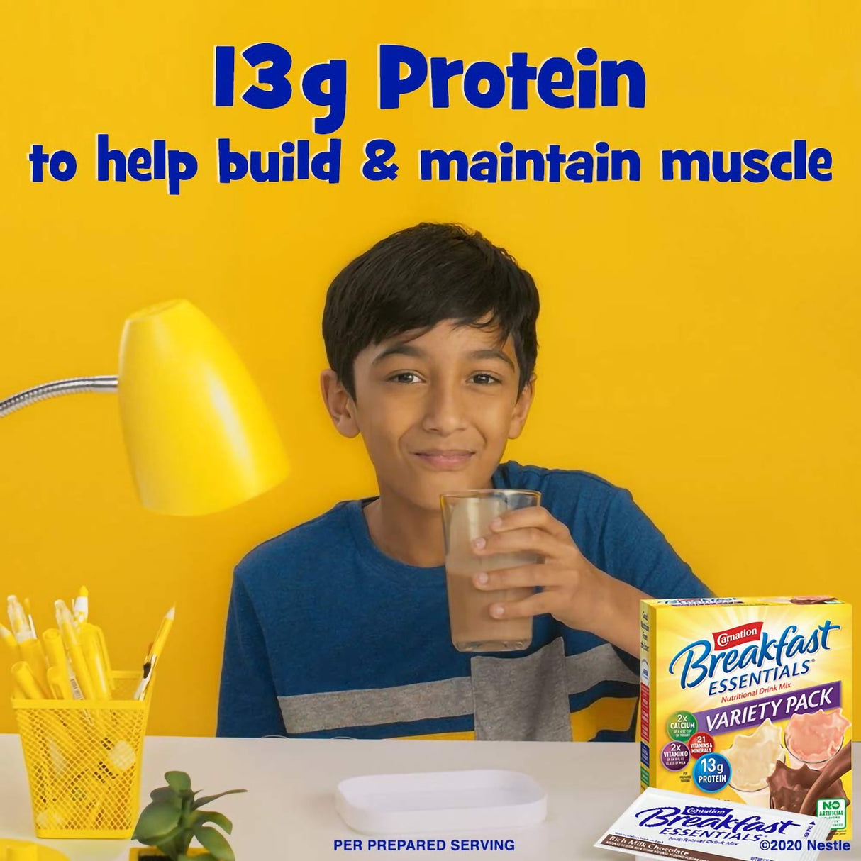 Oral Supplement Carnation Breakfast Essentials® Rich Milk Chocolate / Classic French Vanilla / Strawberry Sensation Flavor Powder 1.26 oz. Individual Packet - BeHope