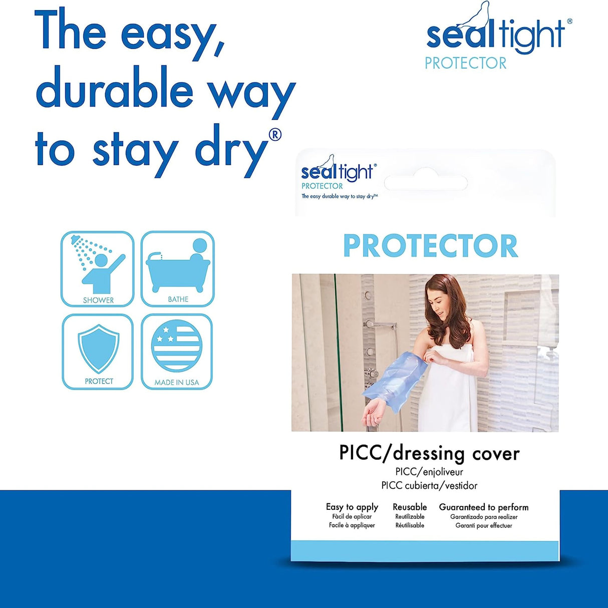 IV Site Barrier Protector SEAL-TIGHT® Mid-Arm NonSterile - BeHope
