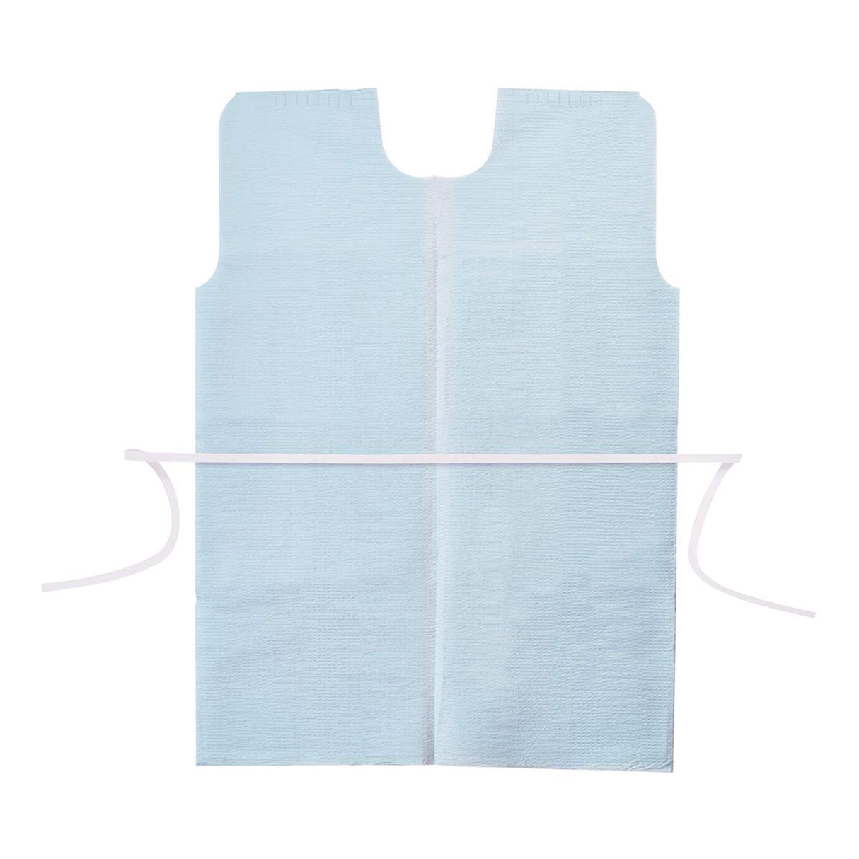 Patient Exam Gown Apex™ Medium / Large Blue Disposable - BeHope