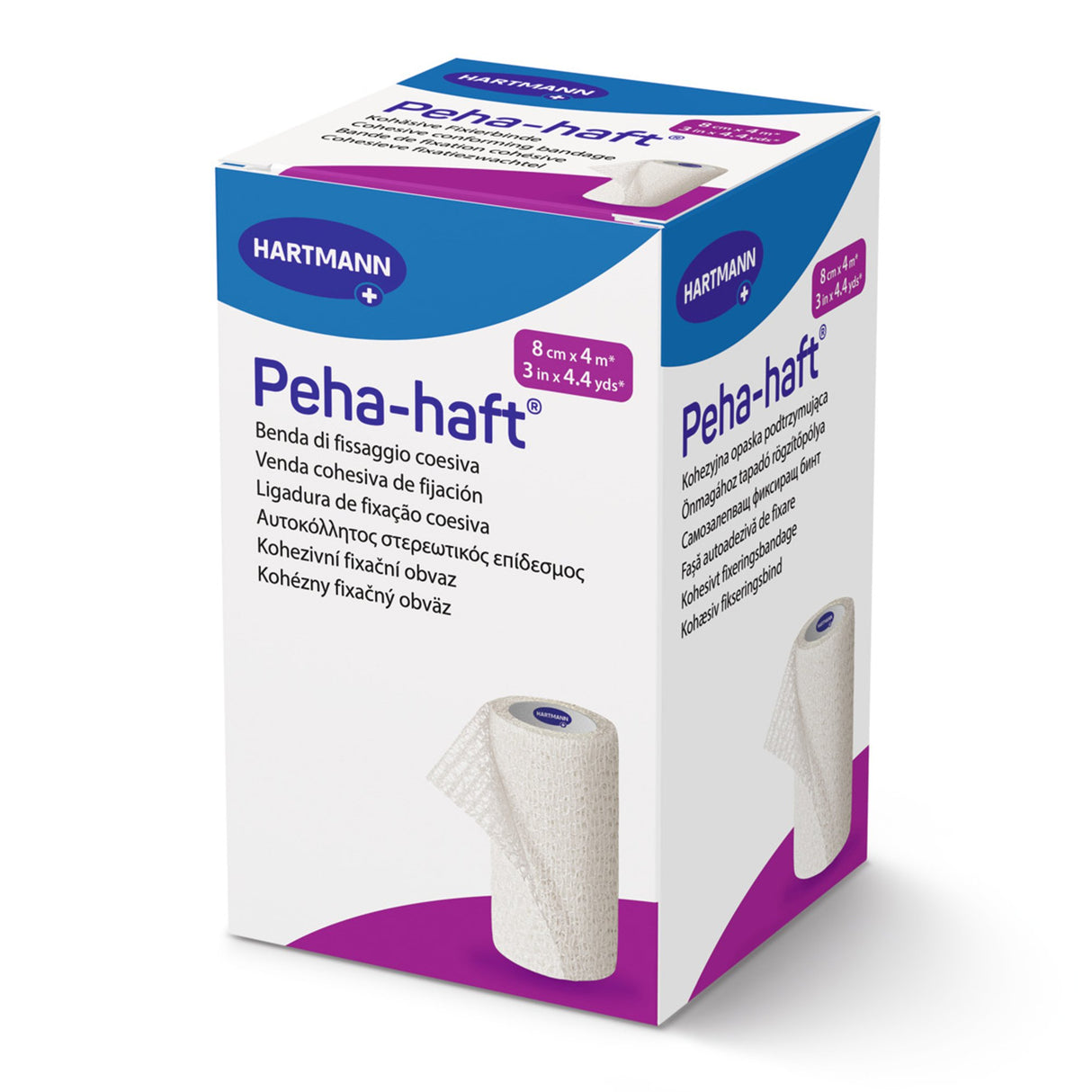Absorbent Cohesive Bandage Peha-haft® 3 Inch X 4-1/2 Yard Self-Adherent Closure White NonSterile Standard Compression - BeHope