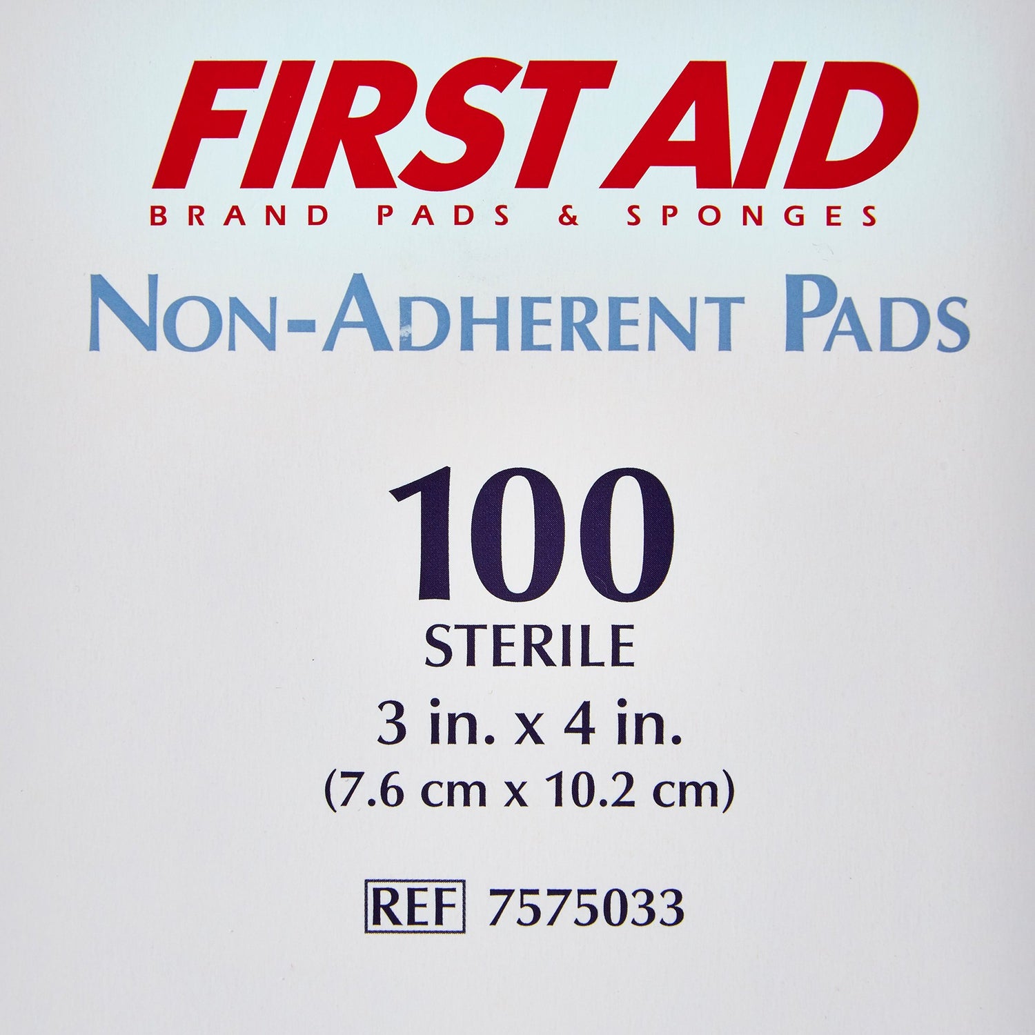 Non-Adherent Dressing American White Cross 3 X 4 Inch Sterile 1 per Pack - BeHope