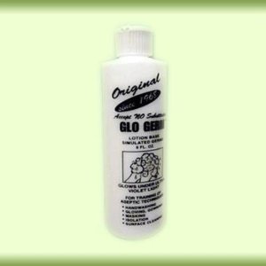 Germ Simulator Glo Germ™ 8 oz. Bottle Glo Germ White Powder / Purified Water NonSterile - BeHope