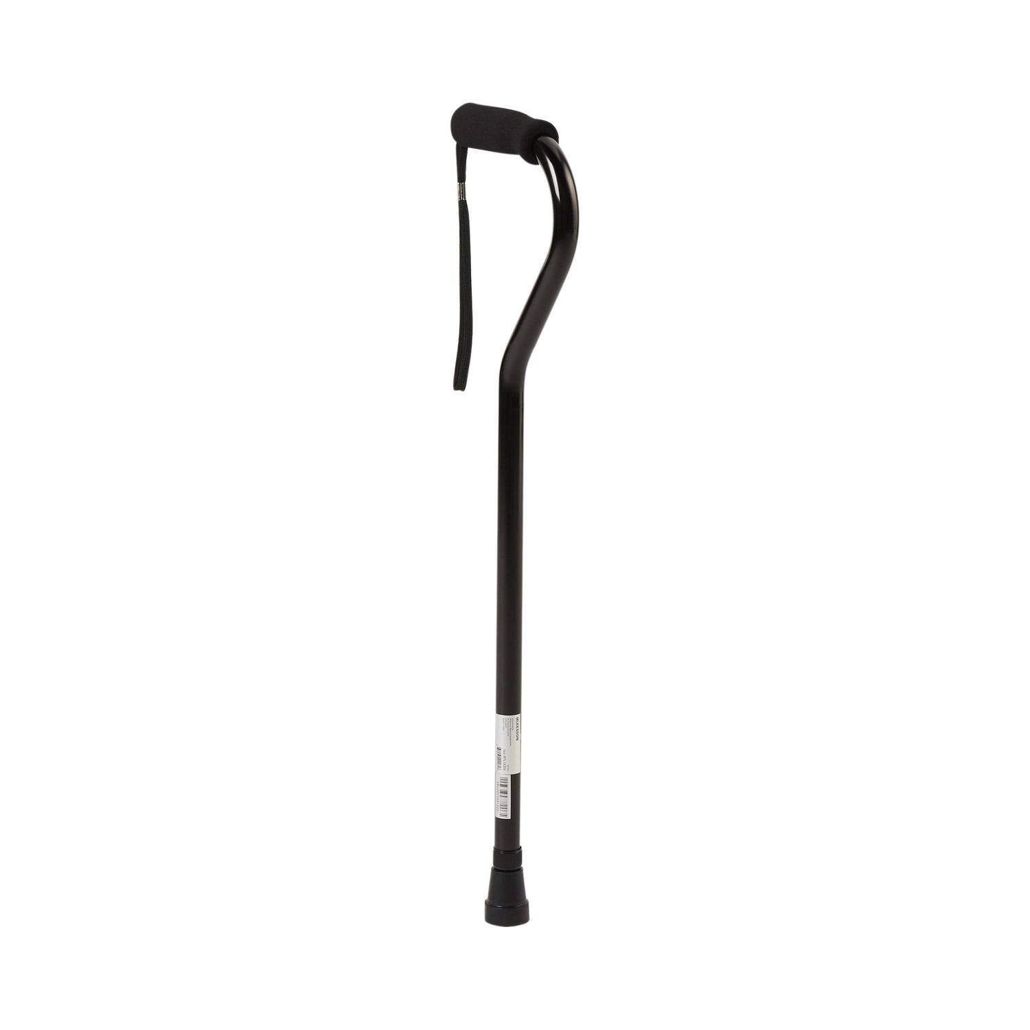 Offset Cane McKesson Aluminum 30 to 39 Inch Height Black - BeHope