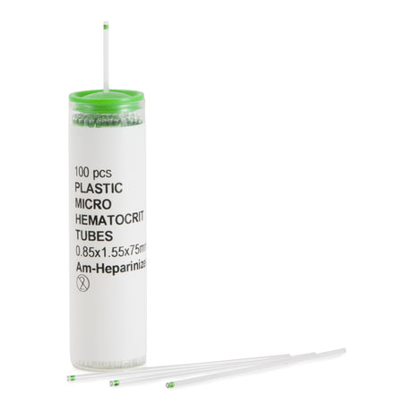 McKesson Capillary Blood Collection Tube Ammonium Heparin Additive Without Closure Plastic Tube - BeHope