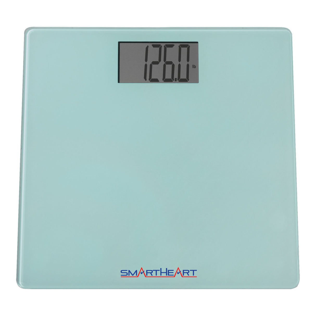 Floor Scale SmartHeart Digital Display 438 lbs. / 199 kg Capacity Gray Battery Operated - BeHope