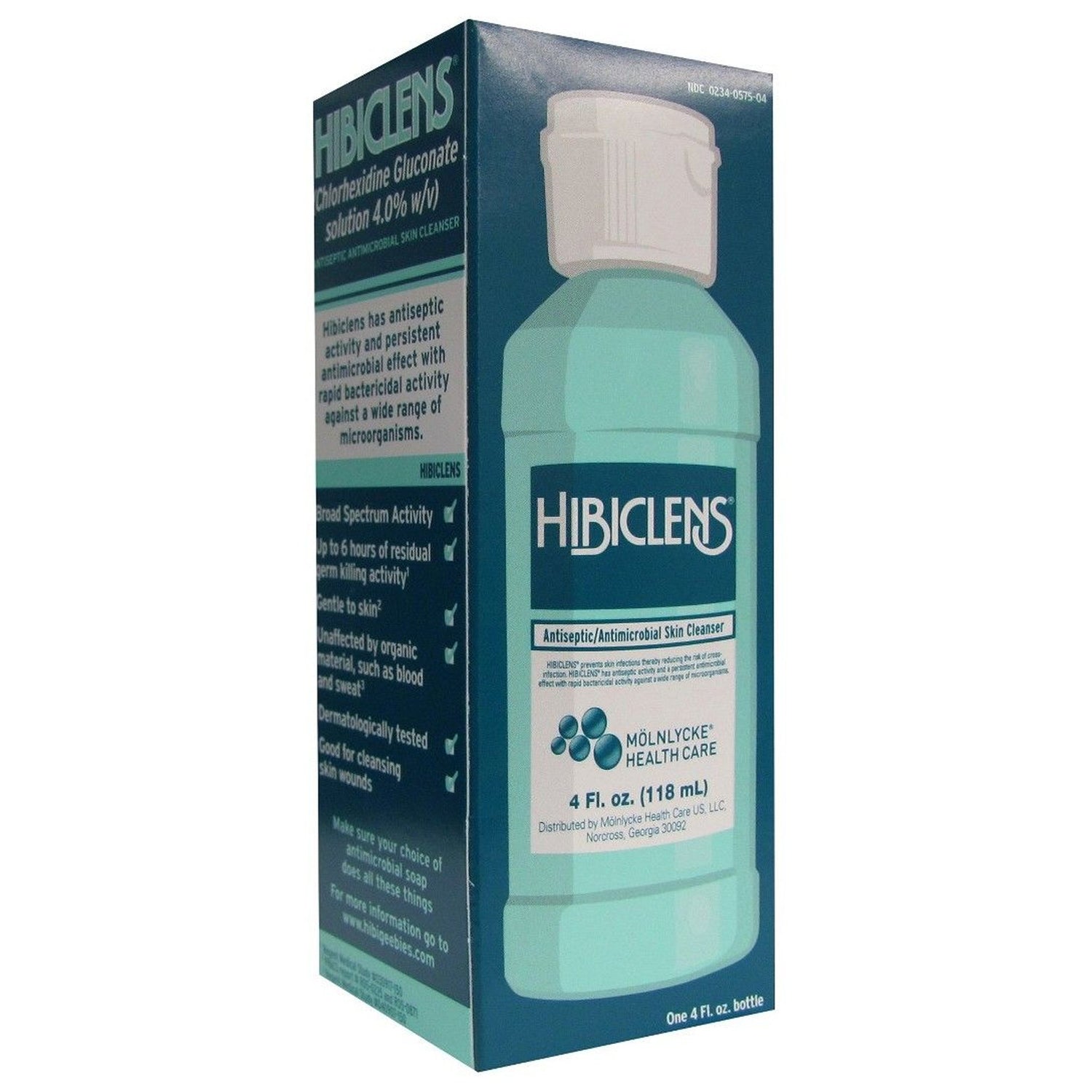 Antiseptic / Antimicrobial Skin Cleanser Hibiclens® 4 oz. Bottle 4% Strength CHG (Chlorhexidine Gluconate) NonSterile - BeHope