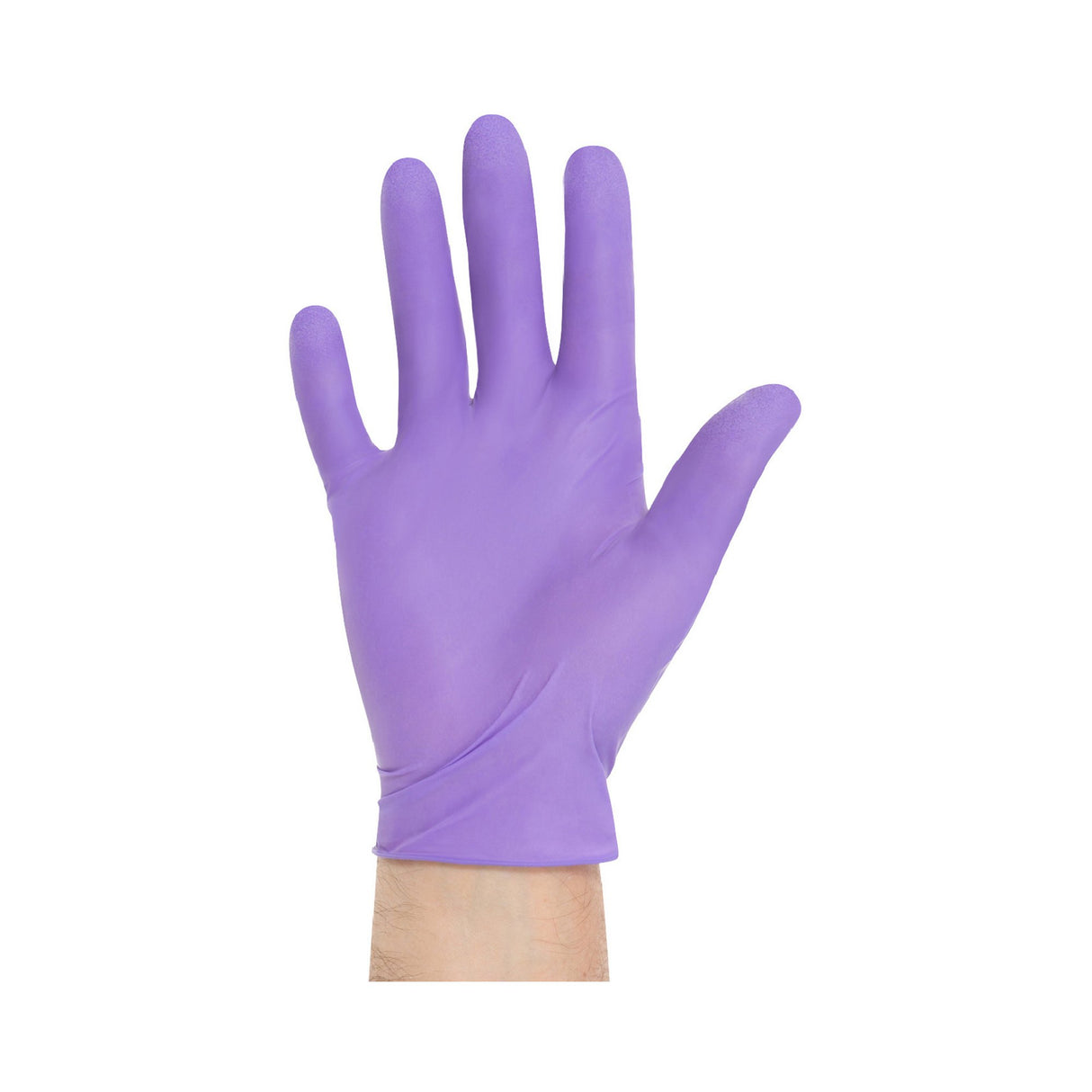 Exam Glove Purple Nitrile-Xtra™ X-Large NonSterile Nitrile Extended Cuff Length Textured Fingertips Purple Chemo Tested - BeHope