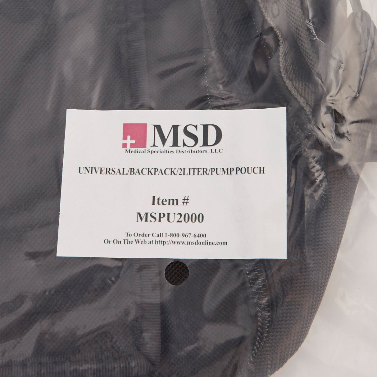 Feeding Pump Pouch McKesson Black, Capacity 1000 to 2000 mL, Pump Pocket, Outside Window, 3 X 9 X 18 Inch - BeHope
