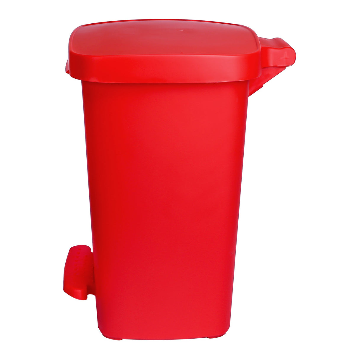 Trash Can McKesson 32 Quart / 8 gal. Red Plastic Rectangular - BeHope