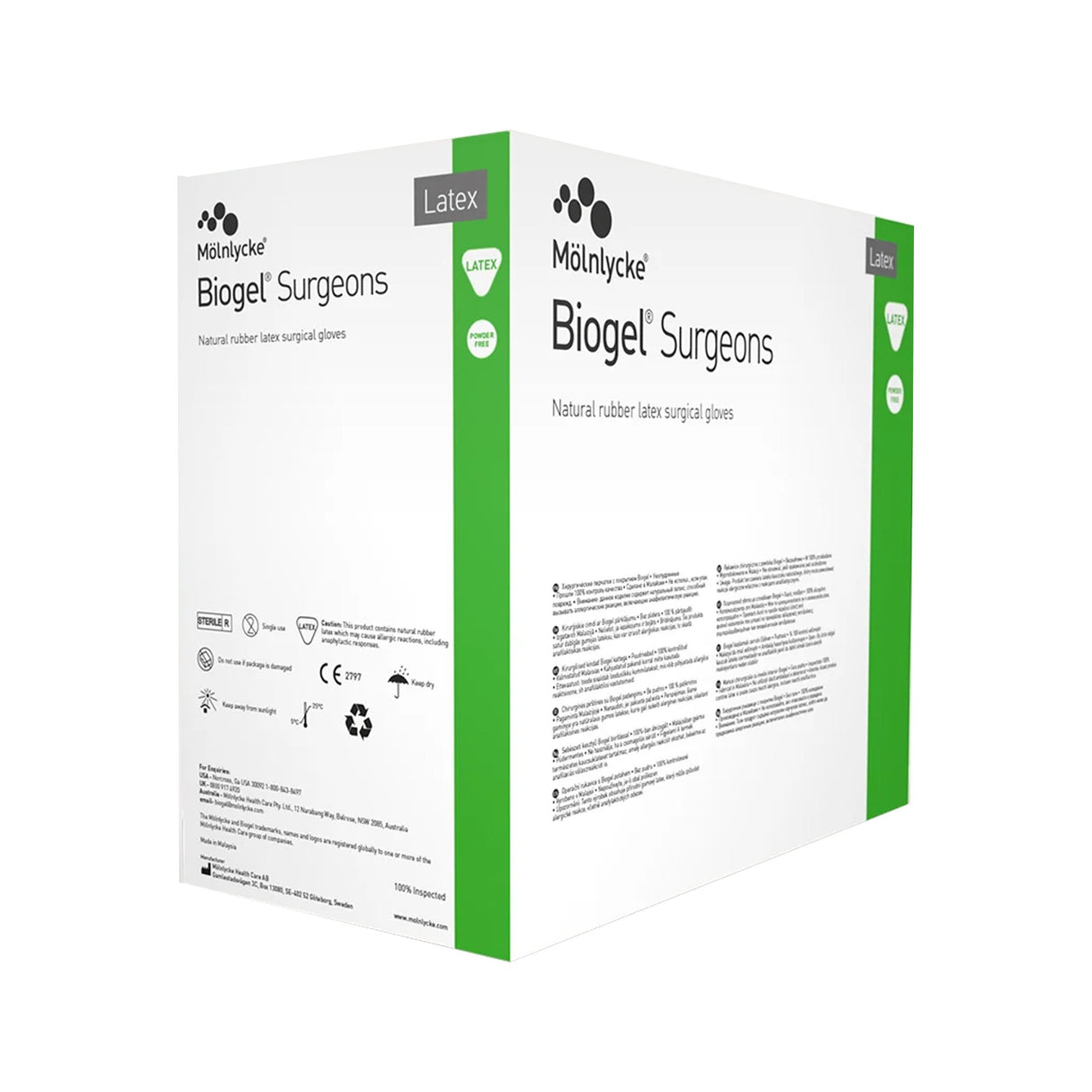 Surgical Glove Biogel® Surgeons Size 8.5 Sterile Latex Standard Cuff Length Micro-Textured Straw Not Chemo Approved - BeHope