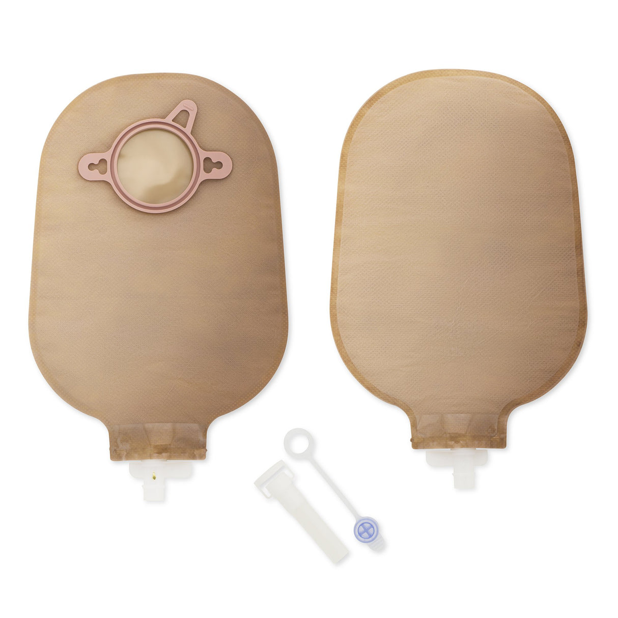 Urostomy Pouch CeraPlus™ One-Piece System 9 Inch Length Soft Convex, Pre-Cut 3/4 Inch Stoma Drainable - BeHope