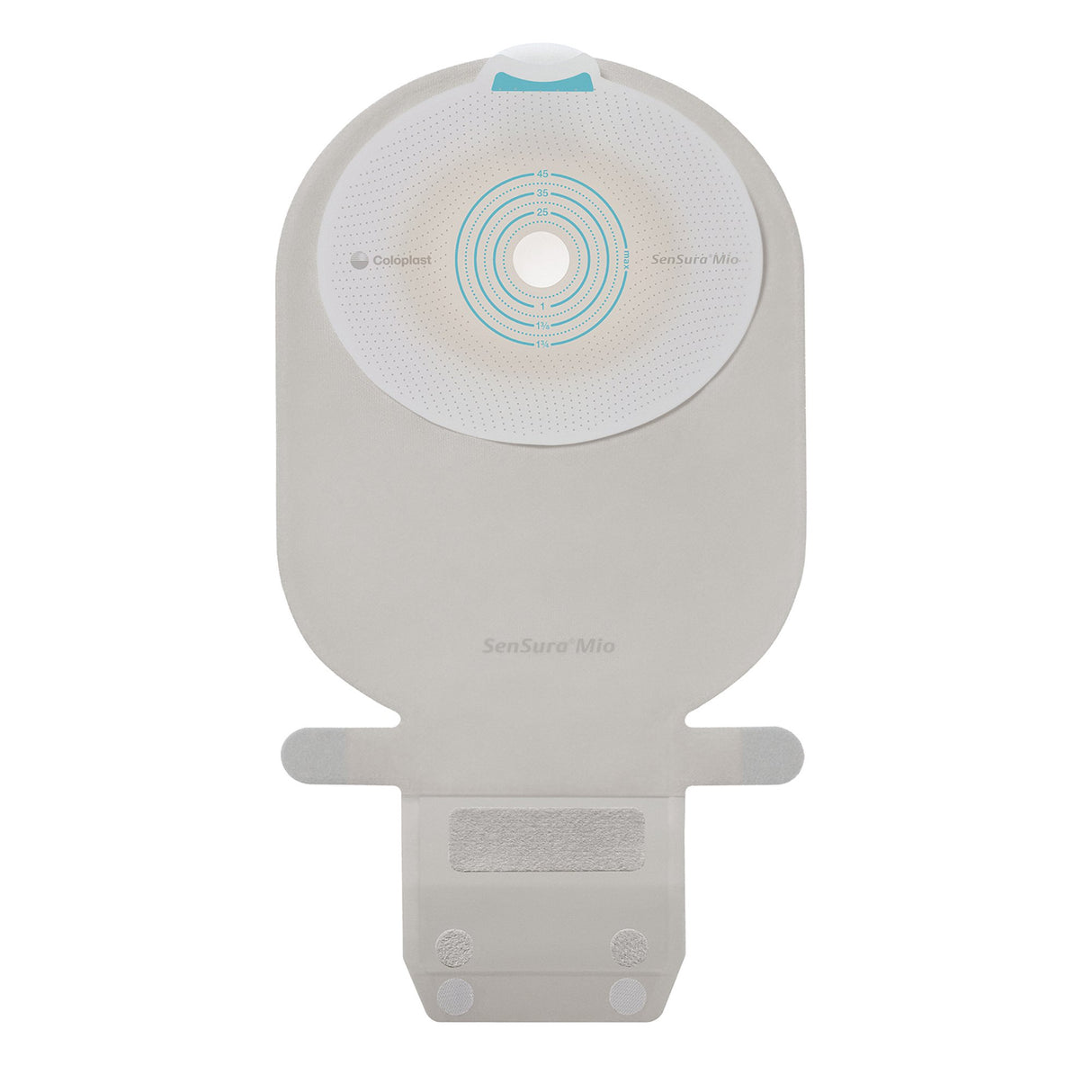 Ostomy Pouch SenSura® Mio One-Piece System 11 Inch Length, Maxi Flat, Trim to Fit 3/8 to 2-1/8 Inch Stoma Drainable - BeHope