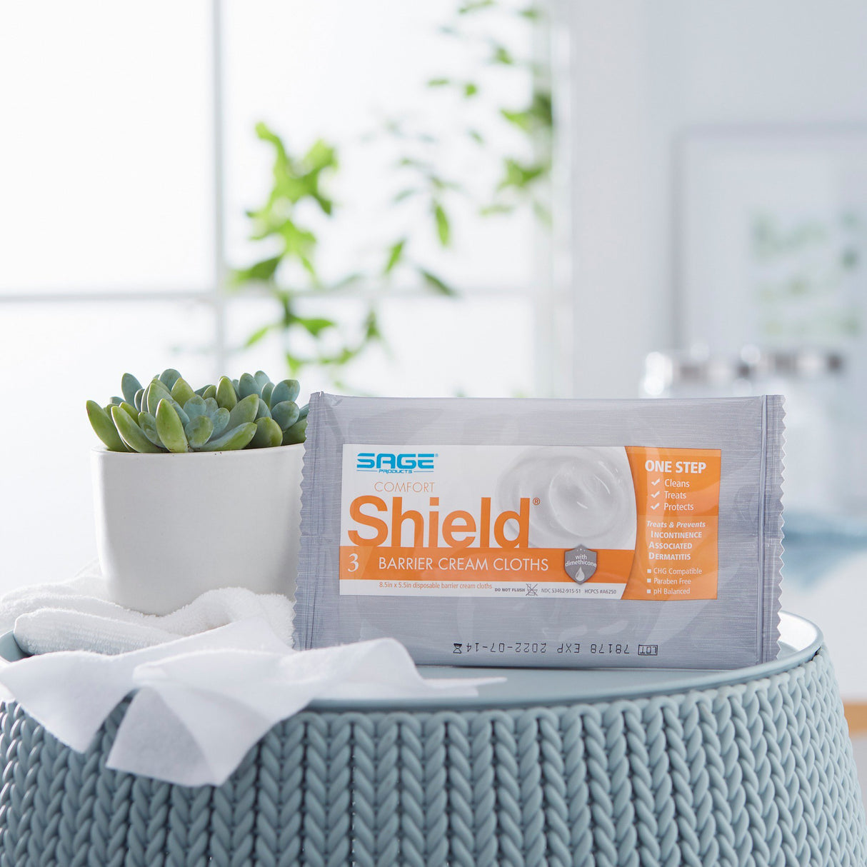 Incontinence Care Wipe Comfort Shield® Soft Pack Unscented 3 Count - BeHope