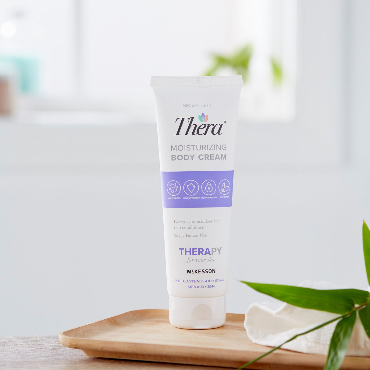 Hand and Body Moisturizer Thera® 4 oz. Tube Scented Cream CHG Compatible - BeHope