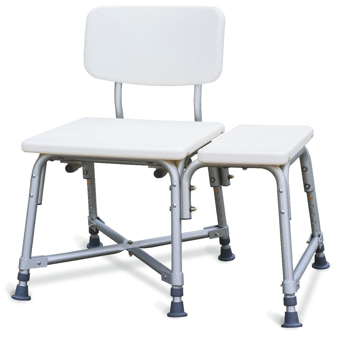 Banc de transfert pour baignoire en aluminium bariatrique Medline
