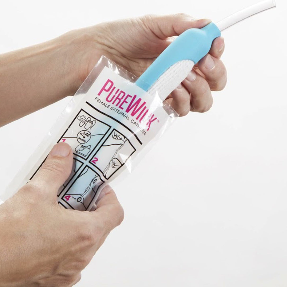 Female Catheter for Vacuum Suction PureWick™ One Size Fits Most - BeHope