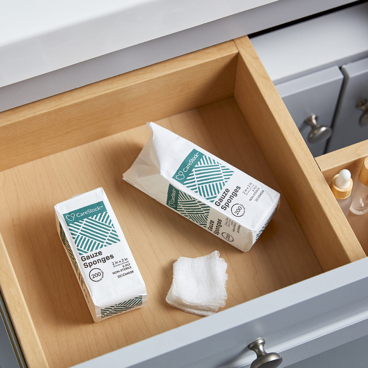 Gauze Sponge CareStock™ 2 X 2 Inch 8-Ply NonSterile 200 per Pack - BeHope