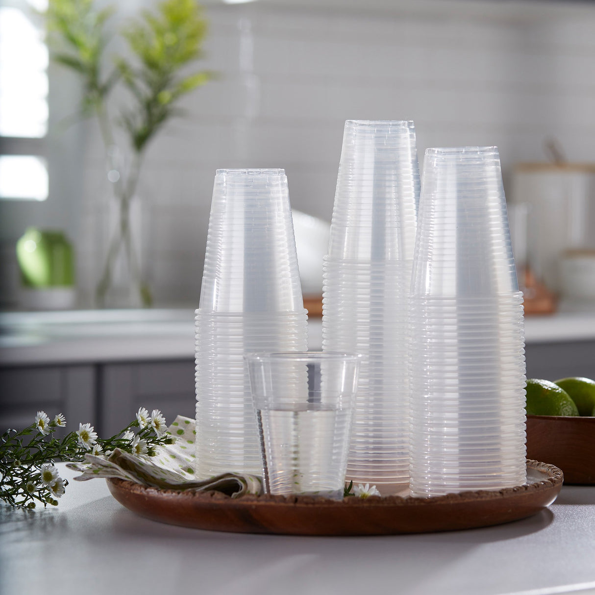 Drinking Cup McKesson 9 oz. Clear Polypropylene Disposable - BeHope