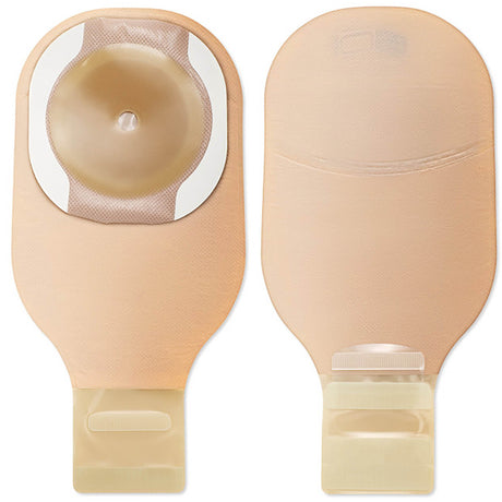 Ostomy Pouch CeraPlus™ One-Piece System 12 Inch Length Flat, Trim to Fit Up to 2-1/2 Inch Stoma Drainable - BeHope