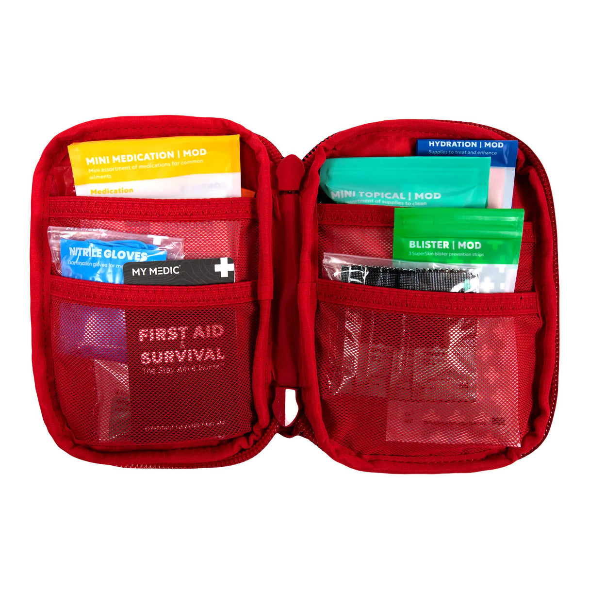 First Aid Kit My Medic™ Sidekick Red Soft Bag - BeHope