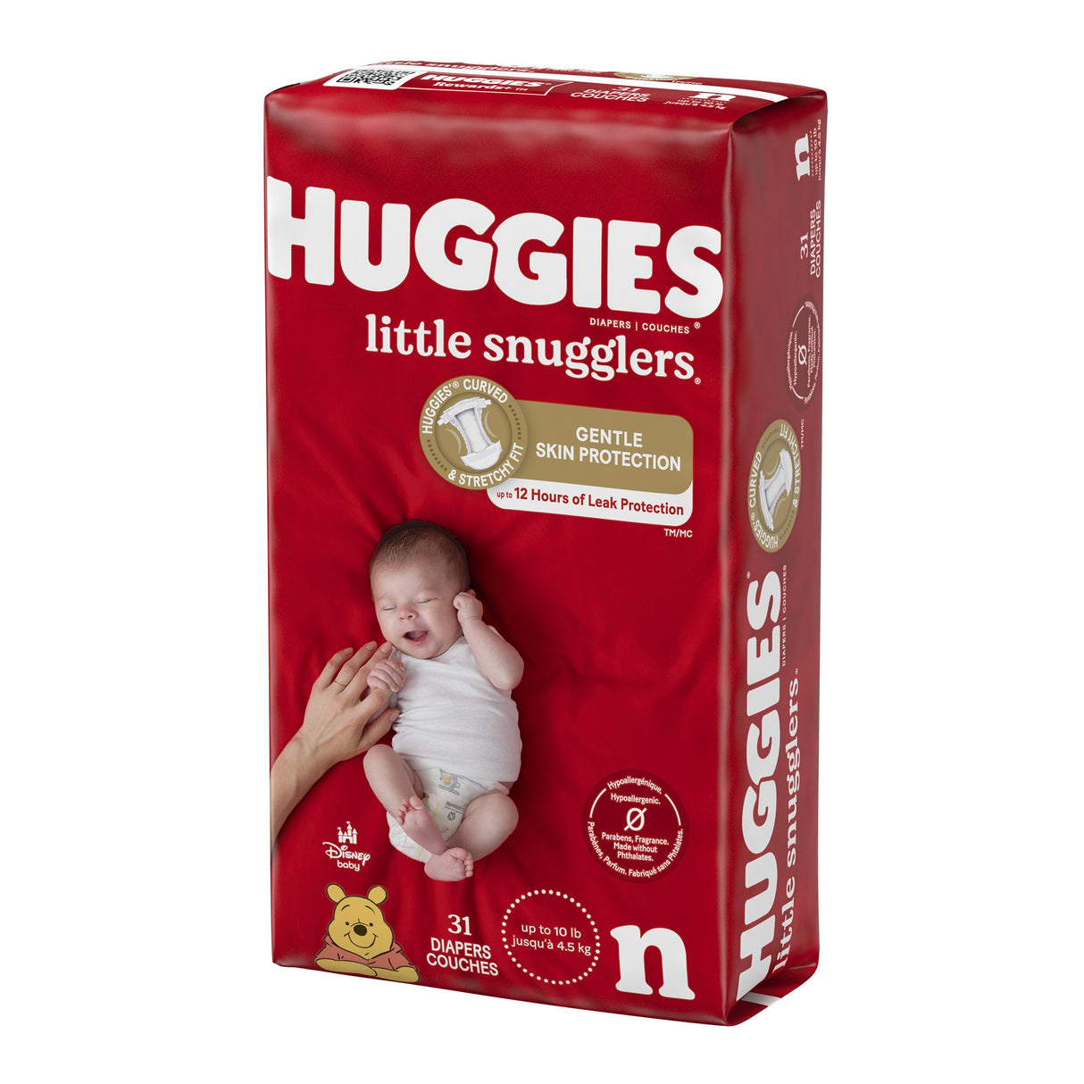 Unisex Baby Diaper Huggies® Little Snugglers Newborn Disposable Heavy Absorbency - BeHope