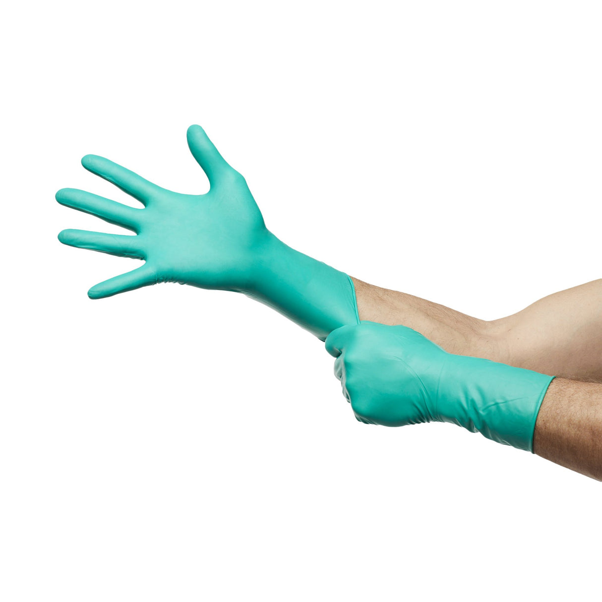 Surgical Glove McKesson Perry® Performance Plus Size 7.5 Sterile Polychloroprene Standard Cuff Length Smooth Dark Green Chemo Tested - BeHope