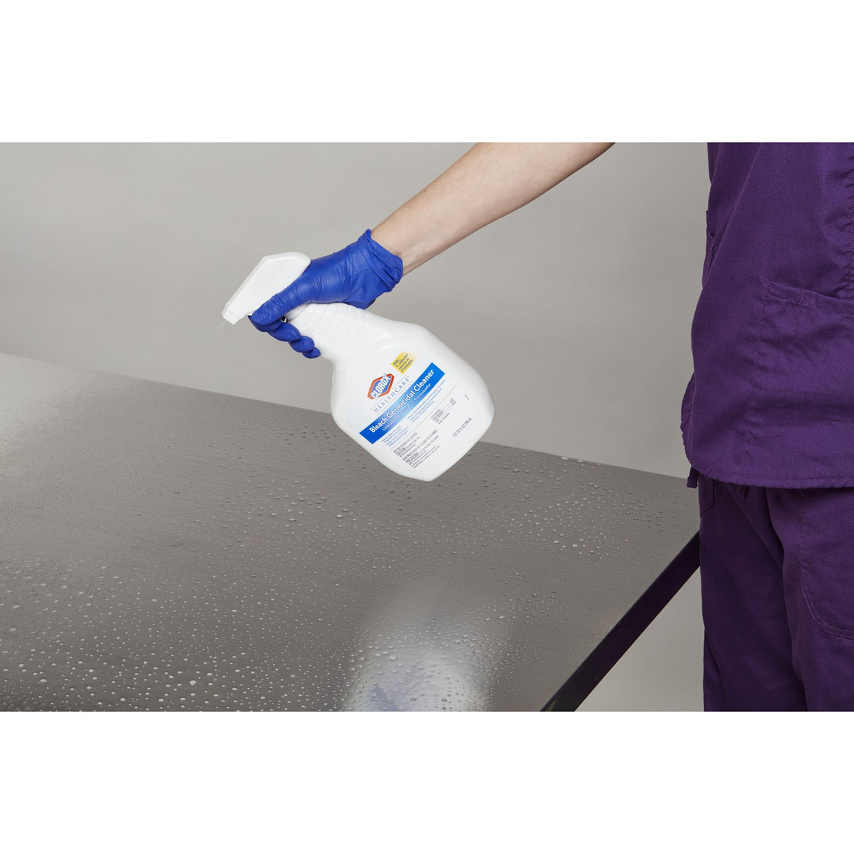 Surface Disinfectant Cleaner Refill Clorox Healthcare® Bleach Germicidal Manual Pour Liquid 1 gal. Jug Fruity Floral Bleach Scent NonSterile - BeHope