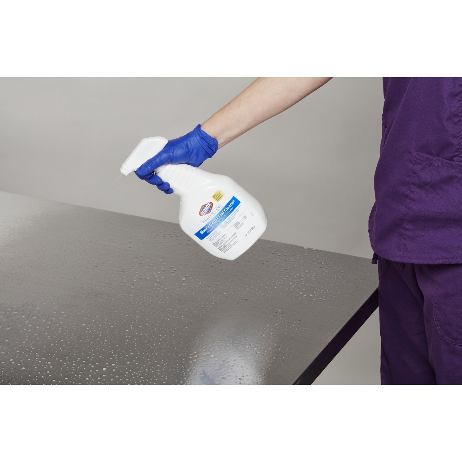 Surface Disinfectant Cleaner Refill Clorox Healthcare® Bleach Germicidal Manual Pour Liquid 1 gal. Jug Fruity Floral Bleach Scent NonSterile - BeHope