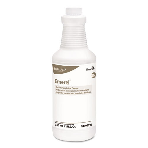 Surface Cleaner Diversey™ Emerel™ Acid Based Manual Squeeze Cream 32 oz. Bottle Fresh Scent NonSterile - BeHope