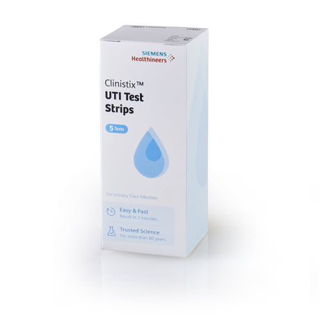 Urinalysis Test Kit Clinistix™ Urinary Tract Infection Detection 5 Tests per Kit CLIA Waived - BeHope