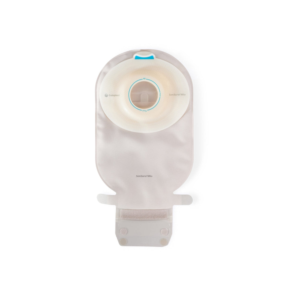 Ostomy Pouch SenSura® Mio Convex One-Piece System 11 Inch Length, Maxi Convex Light, Pre-Cut 1-1/4 Inch Stoma Drainable - BeHope