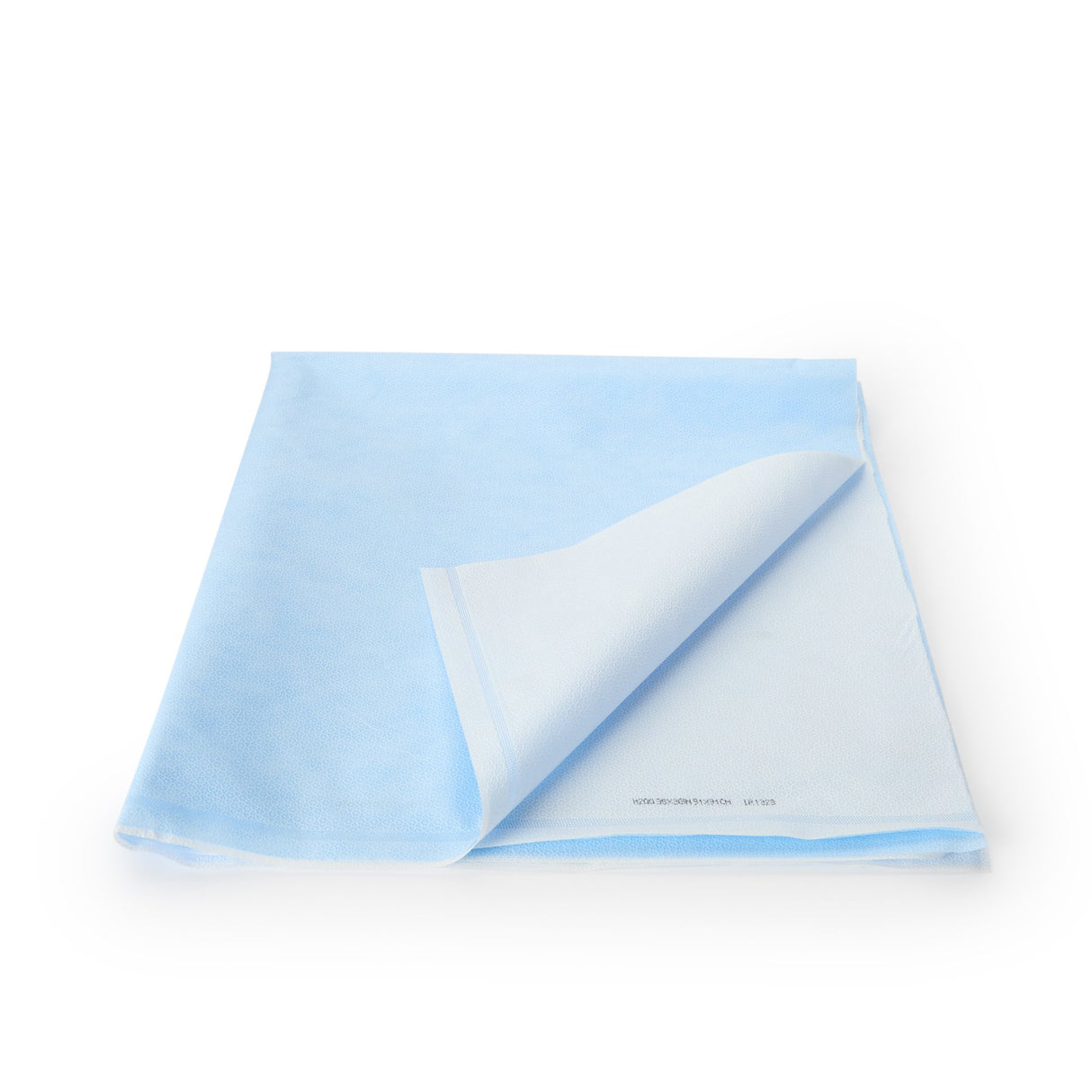 QUICK CHECK* H200 Sterilization Wrap White / Blue 36 X 36 Inch Dual Layer SMS Polypropylene Steam / EO Gas / Hydrogen Peroxide - BeHope