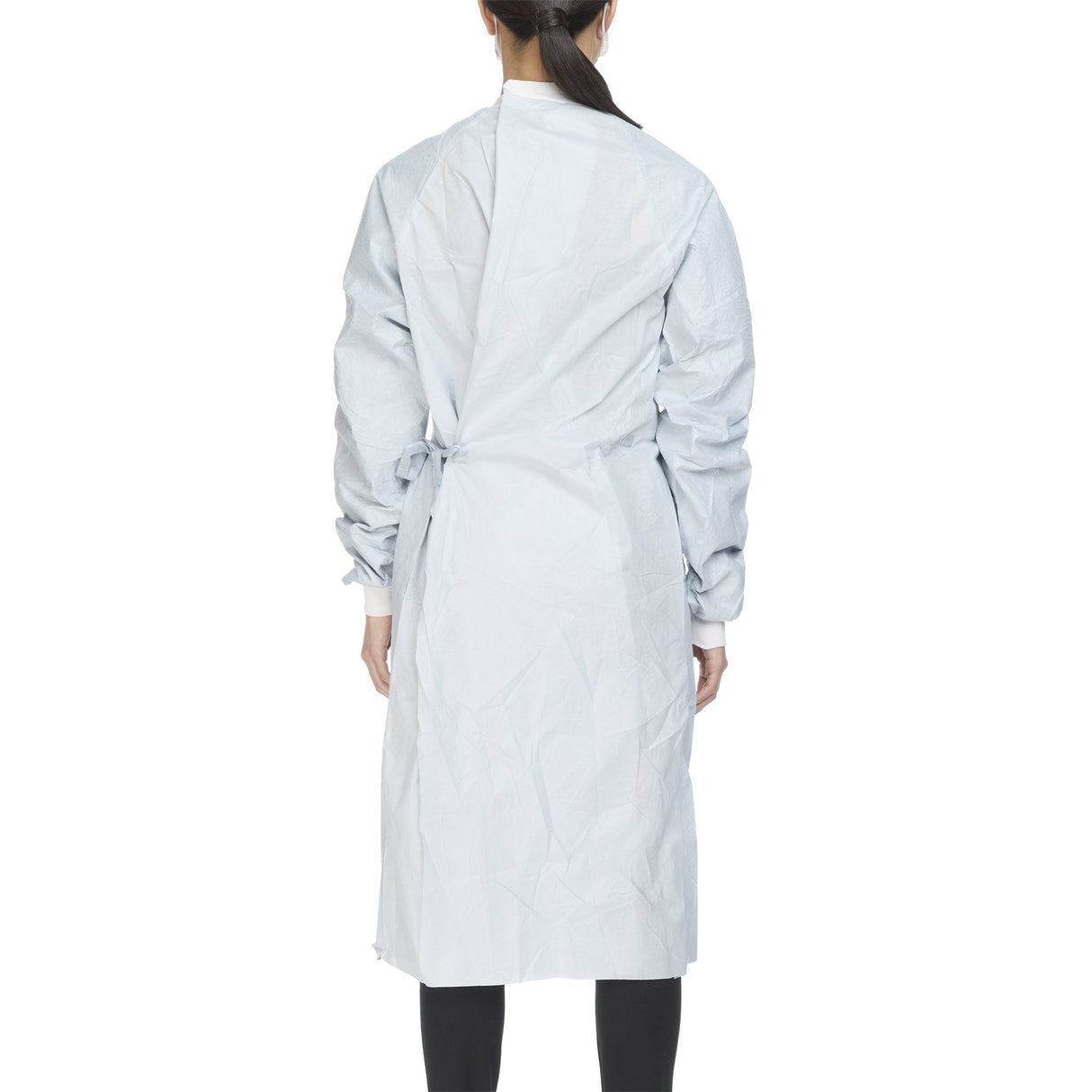 Surgical Gown with Towel Aero Chrome Medium Silver Sterile AAMI Level 4 Disposable - BeHope