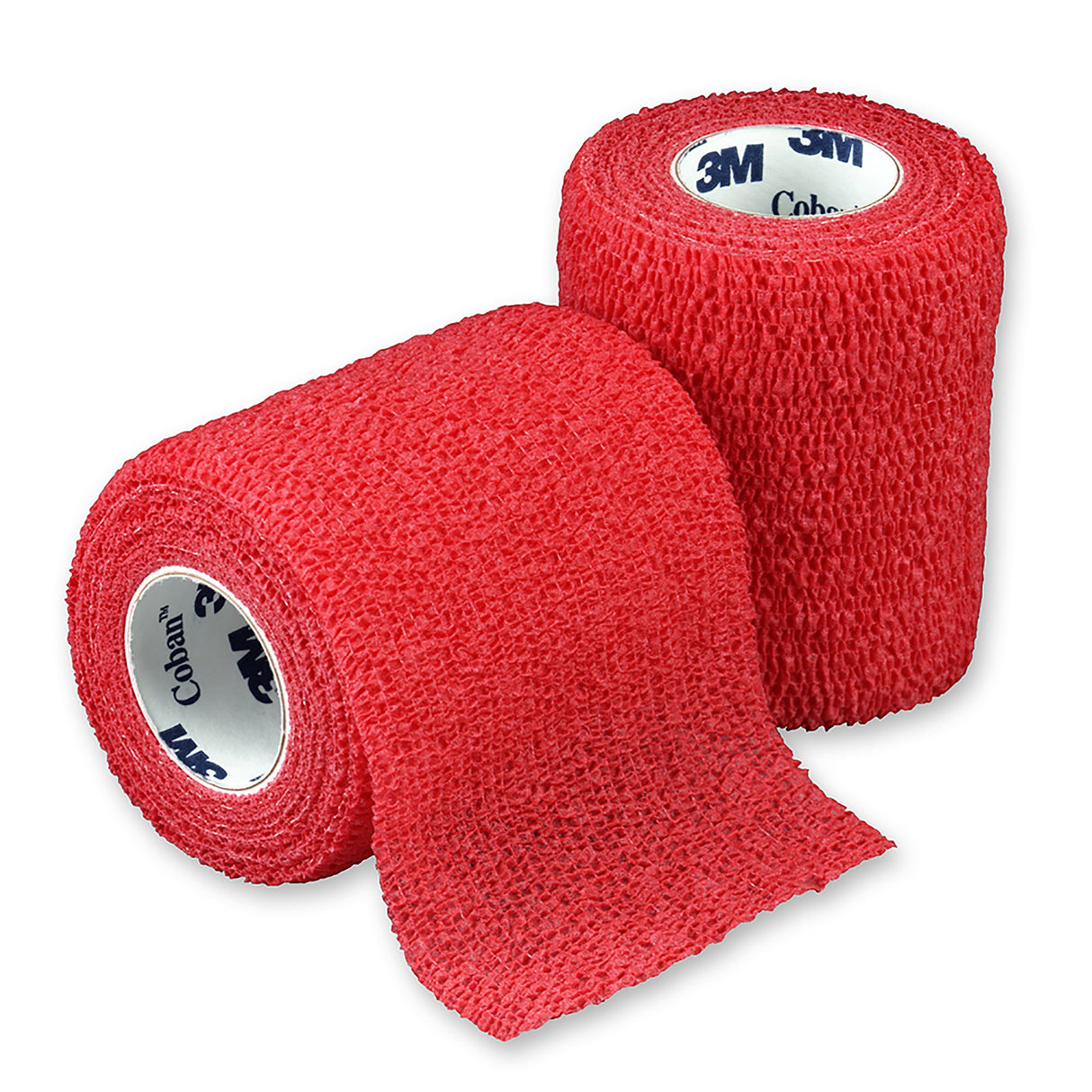 Cohesive Bandage 3M™ Coban™ 3 Inch X 5 Yard Self-Adherent Closure Red NonSterile Standard Compression - BeHope