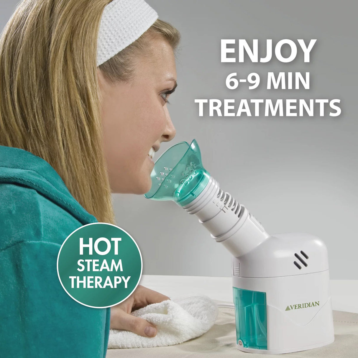 Veridian Healthcare Steam Inhaler Distilled Water Adult / Pediatric - BeHope