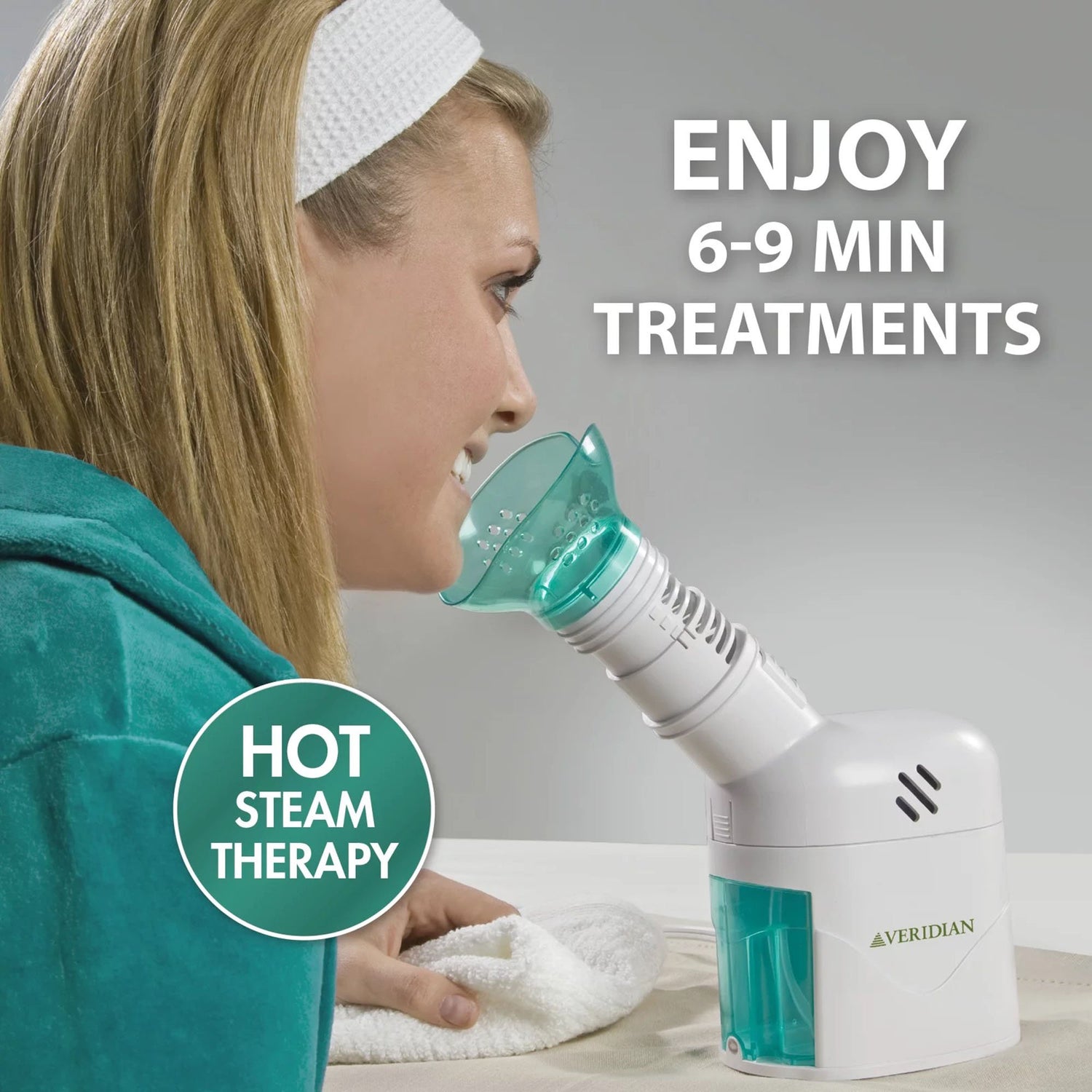Veridian Healthcare Steam Inhaler Distilled Water Adult / Pediatric - BeHope