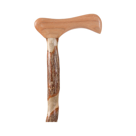 T-Handle Cane Brazos Twisted Wood 37 Inch Height Sassafras - BeHope