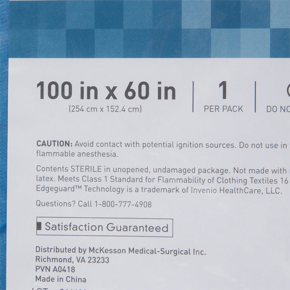 Orthopedic Drape McKesson Heavy-Duty Shoulder Arthroscopy Drape 100 W X 60 L Inch Sterile - BeHope