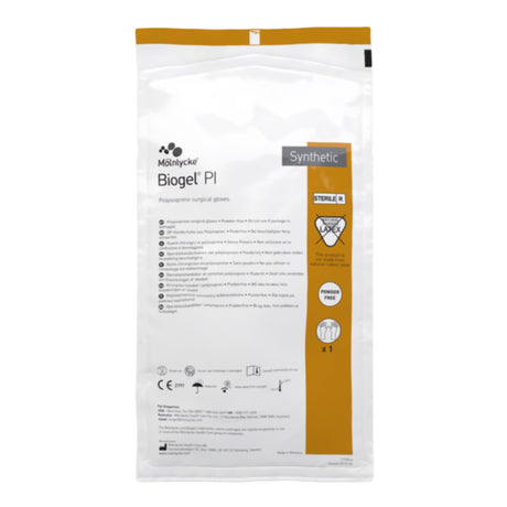 Surgical Glove Biogel® PI Size 7 Sterile Polyisoprene Standard Cuff Length Micro-Textured Ivory Chemo Tested - BeHope