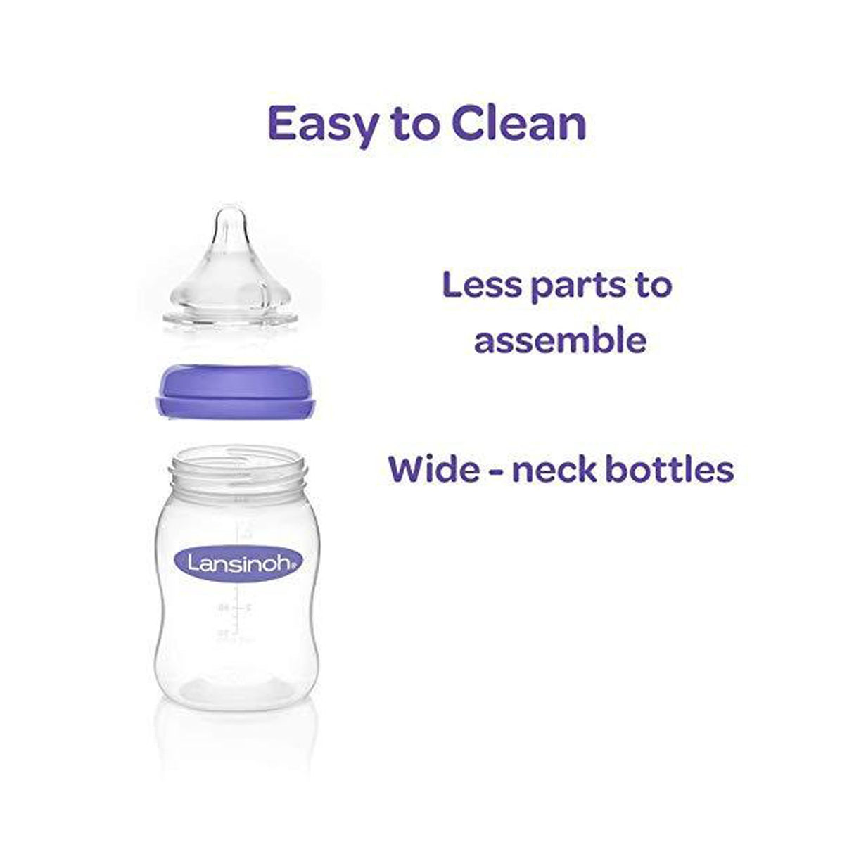 Baby Bottle Lansinoh® 8 oz. Polypropylene - BeHope