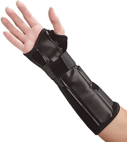 Wrist Brace Deroyal® Low Profile Foam Right Hand Black Medium - Behope