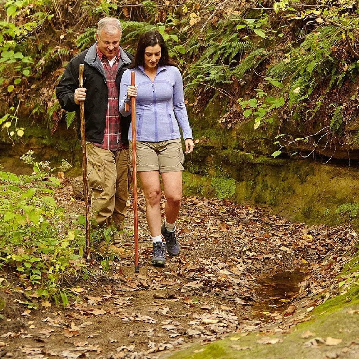 Walking Stick Brazos™ Root Wood 40 Inch Height Natural Hardwood - BeHope