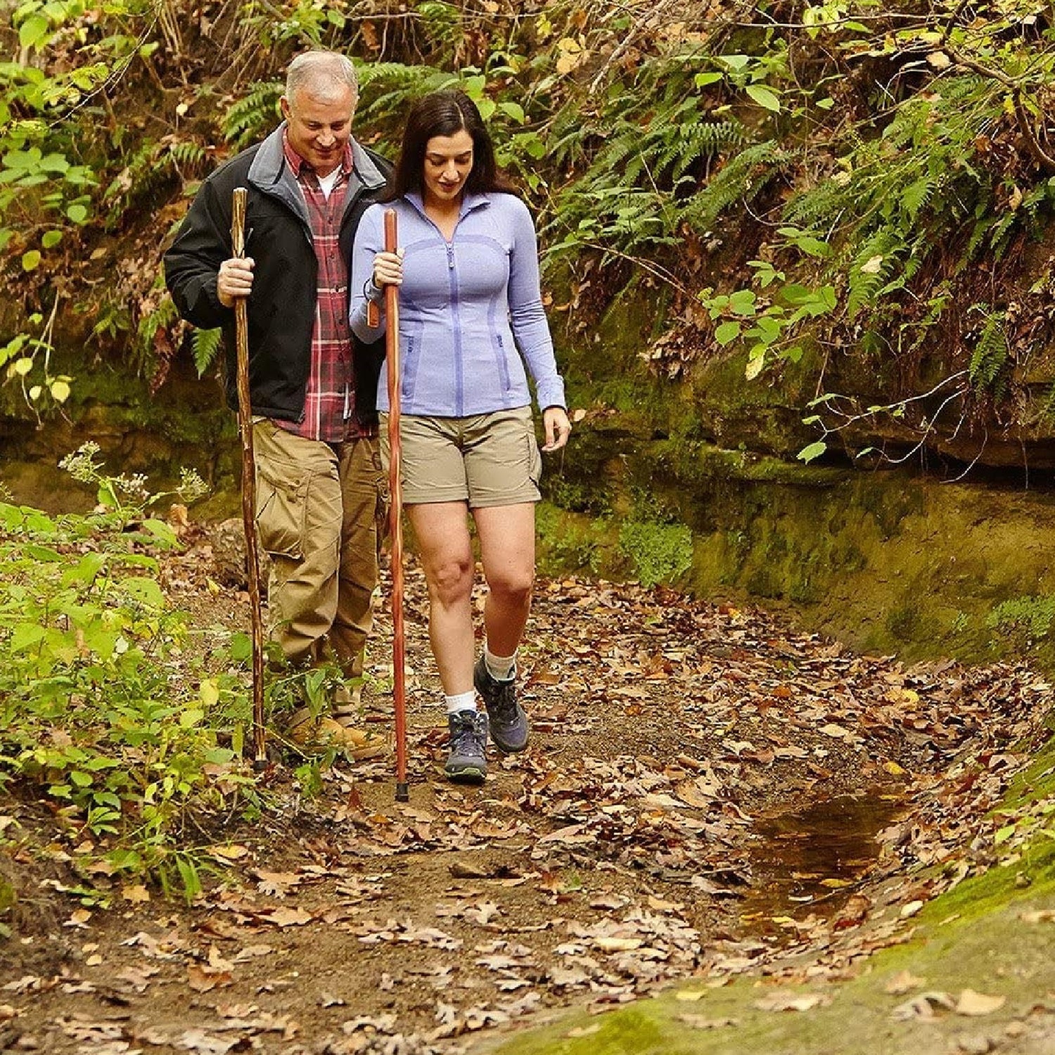 Walking Stick Brazos™ Root Wood 40 Inch Height Natural Hardwood - BeHope