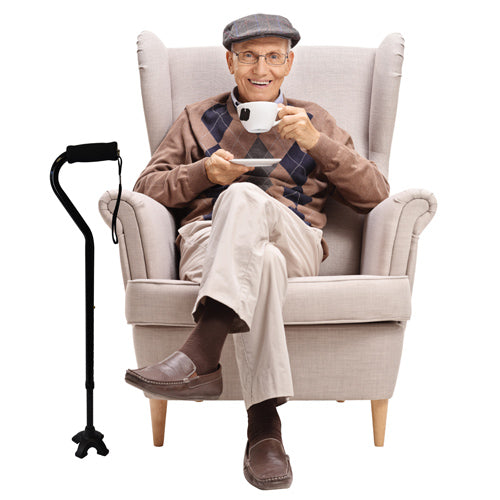 Stand Up For Your Cane Quadruple Cane Tip 3/4 Dia - BeHope