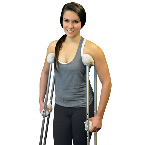 Soft N' Plush Comfort Crutch Fleece Covers Set - BeHope