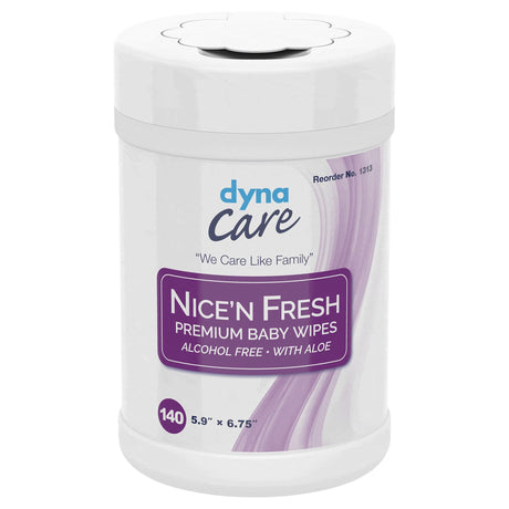 Baby Wipe Nice'n Fresh Canister Scented 140 Count - BeHope
