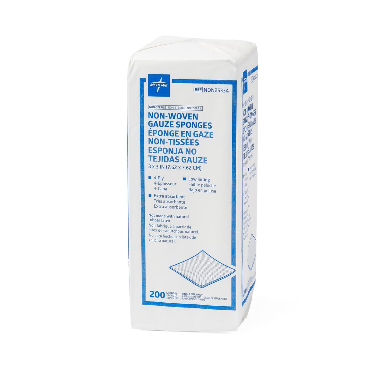 Nonwoven Sponge Avant Gauze® 3 X 3 Inch 4-Ply NonSterile 200 per Pack - BeHope