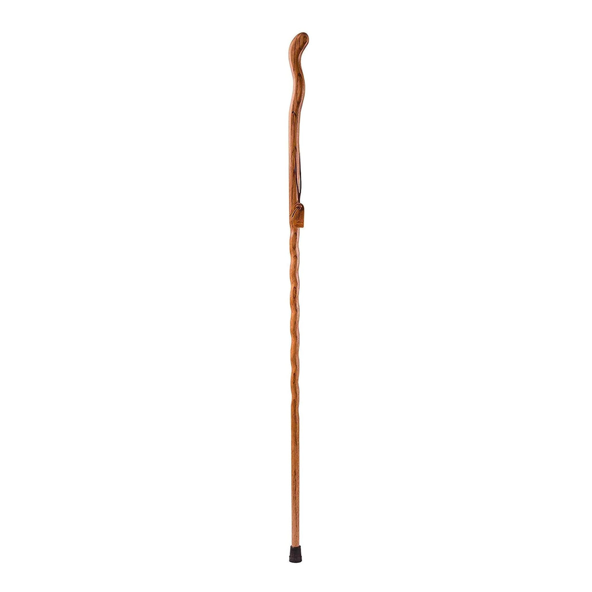 Walking Stick Brazos™ Twisted Fitness Walker Wood 55 Inch Height Red - BeHope