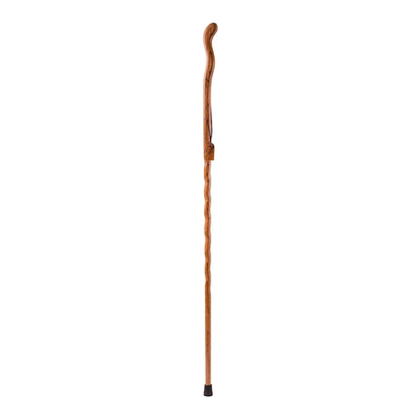 Walking Stick Brazos™ Twisted Fitness Walker Wood 55 Inch Height Red - BeHope