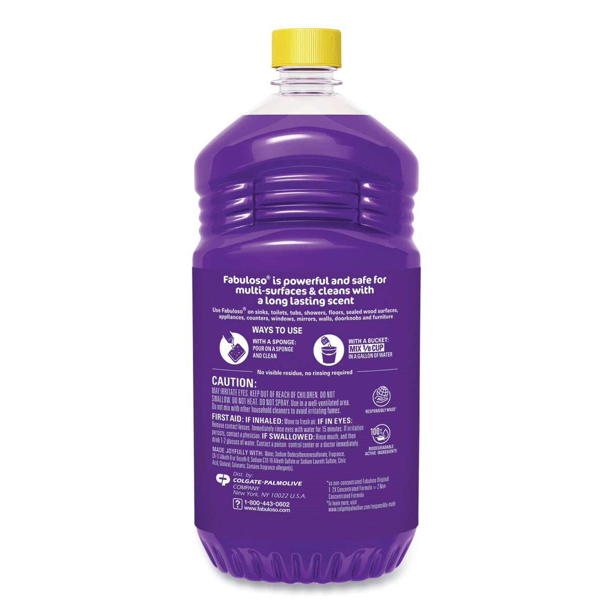 Surface Cleaner Fabuloso® Manual Pour Liquid 56 oz. Bottle Lavender Scent NonSterile - BeHope